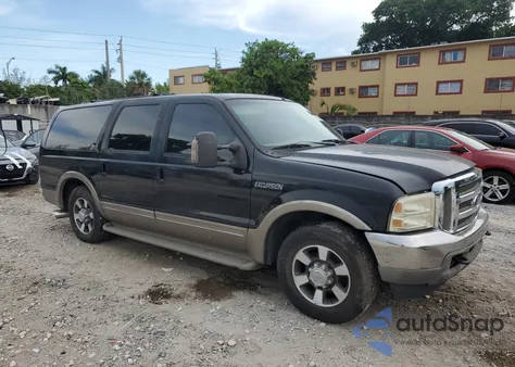 2000 Ford Excursion Limited from USA, damaged, VIN 1FMNU42FXYEE16487